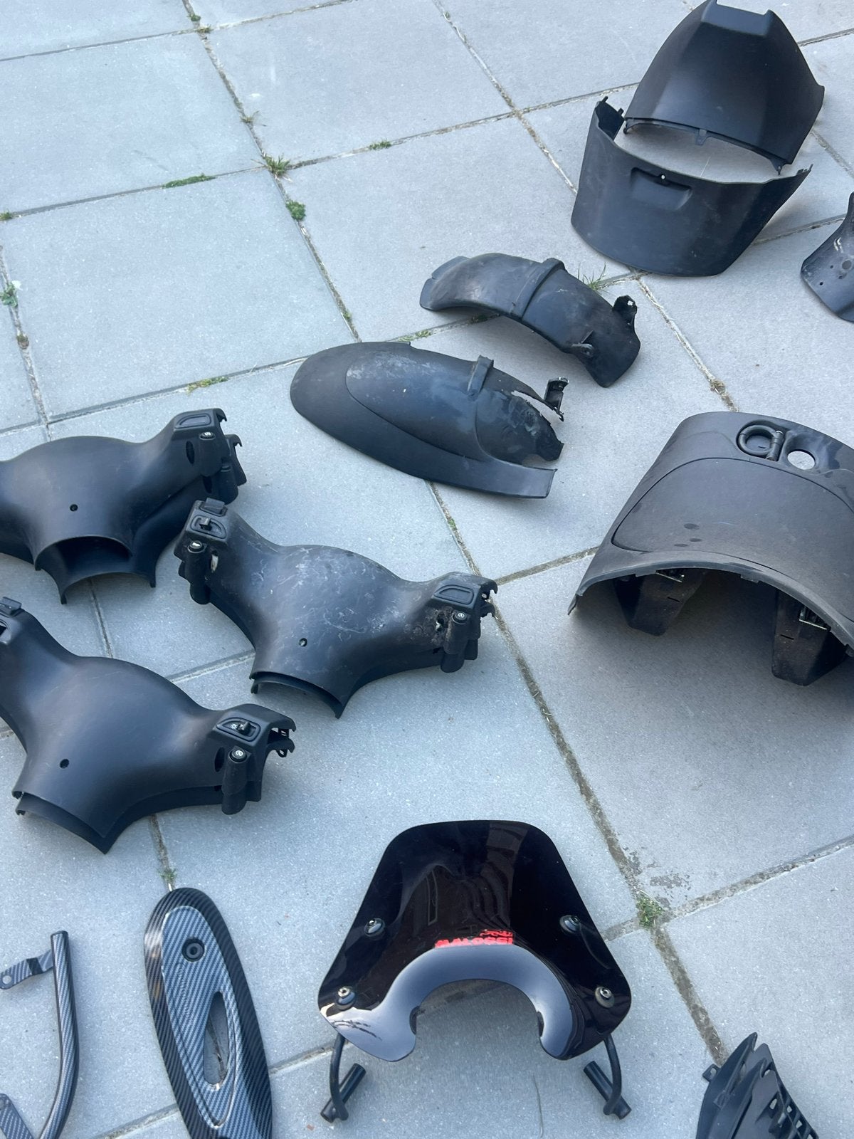Piaggio Zip onderdelen: kappen, spatborden, hitteschild, Ophalen of Verzenden, Gebruikt, Kap, Piaggio