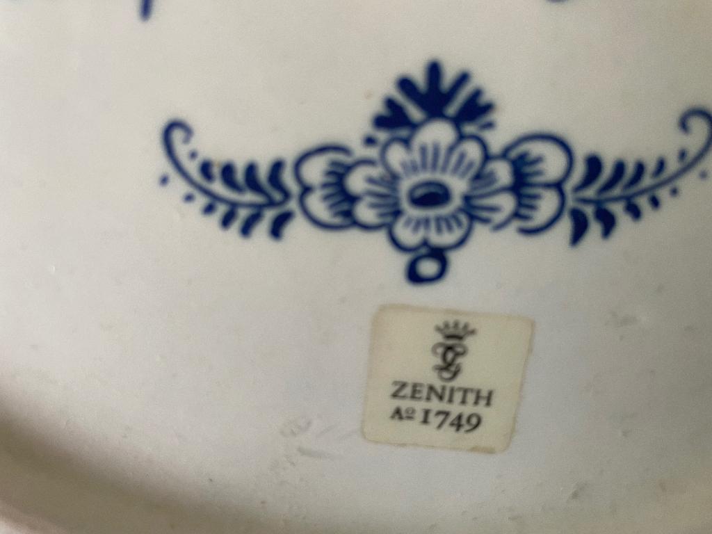 Delfts blauw groot bord, Ophalen