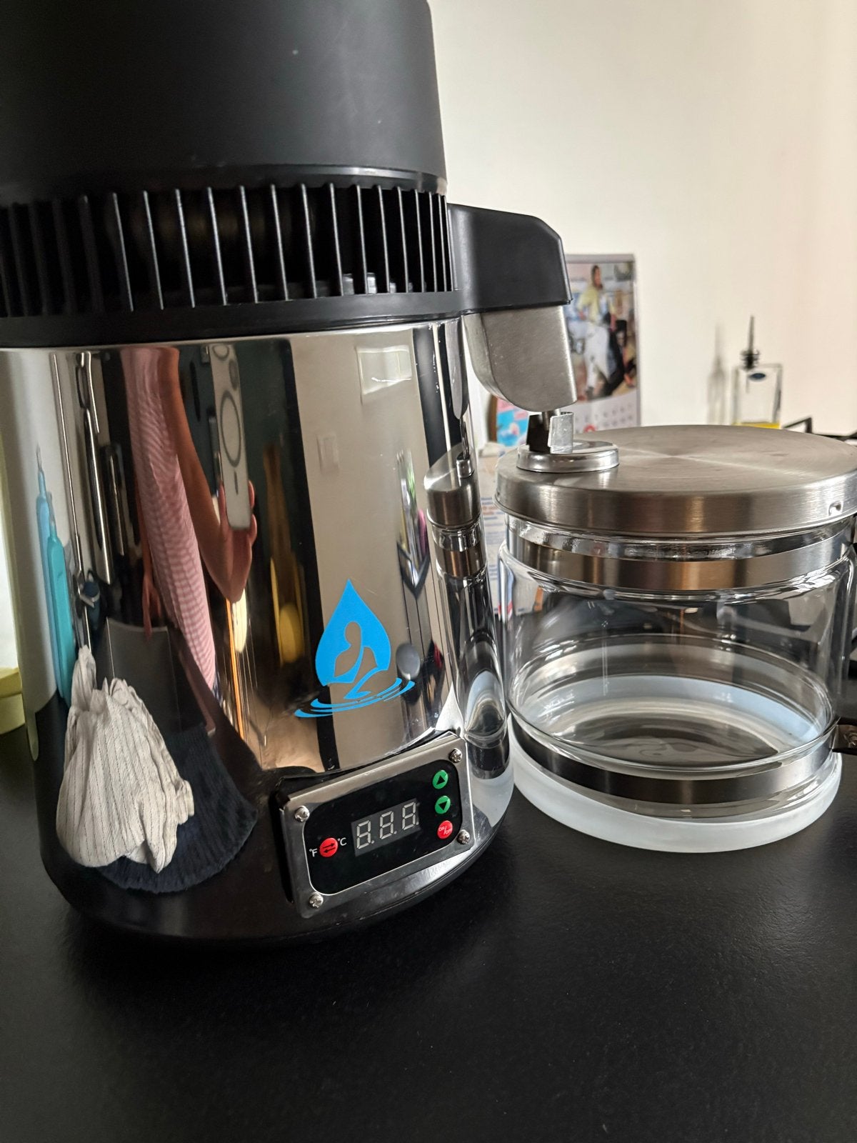 Elixer de luxe Waterdestilleerder RVS, Ophalen of Verzenden, Gebruikt