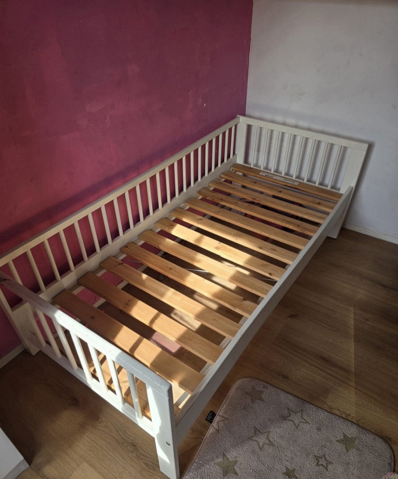 peuterbed 70x140 cm, Ophalen, 140 tot 160 cm, 70 tot 85 cm, Lattenbodem