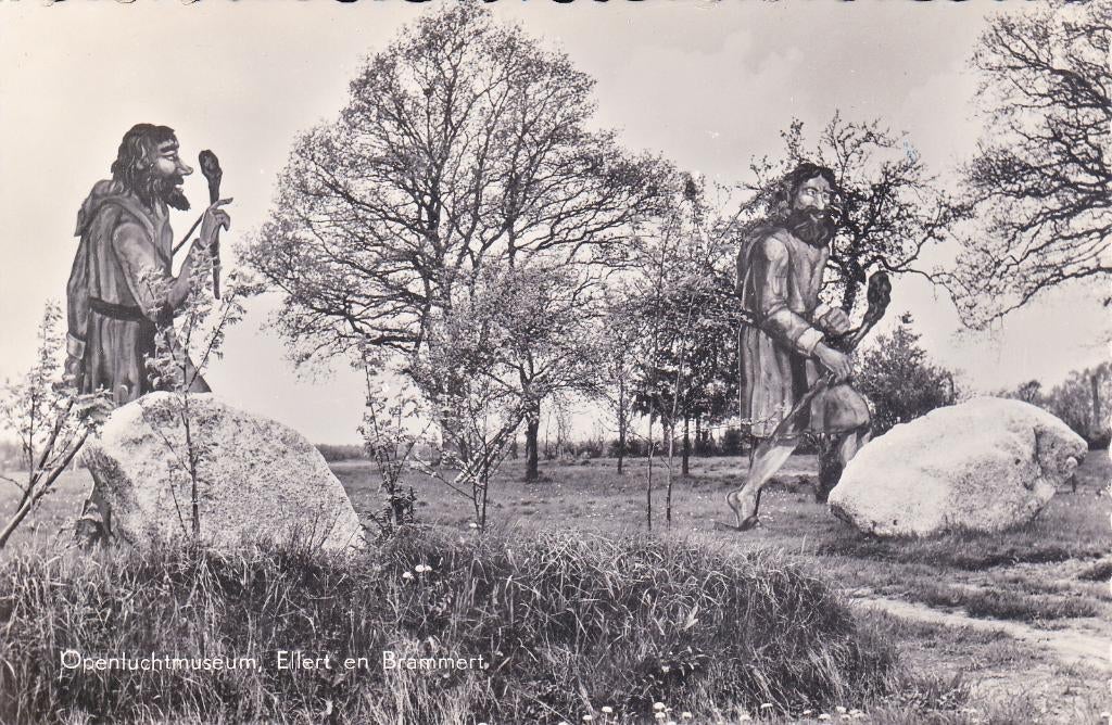08906 Schoonoord - Openluchtmuseum Ellert en Brammert - 1961, Verzamelen, Verzenden, 1960 tot 1980, Ongelopen, Drenthe