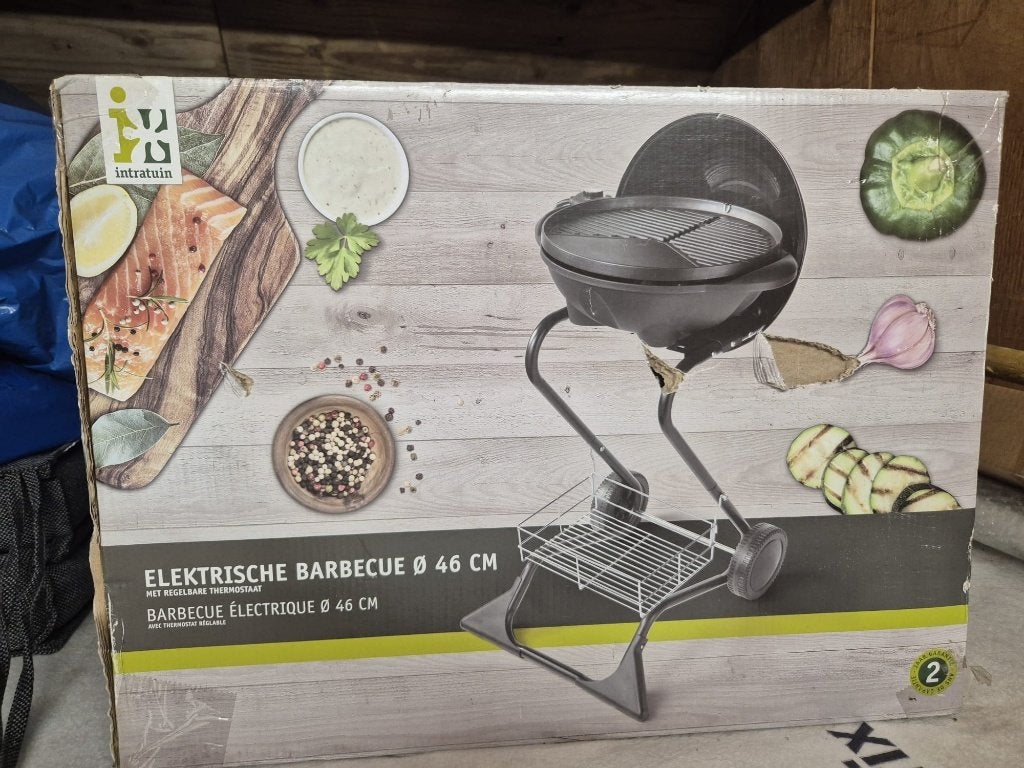 Elektrische barbecue met schoonmaakset - Nieuw, Ophalen, Nieuw, Intratuin