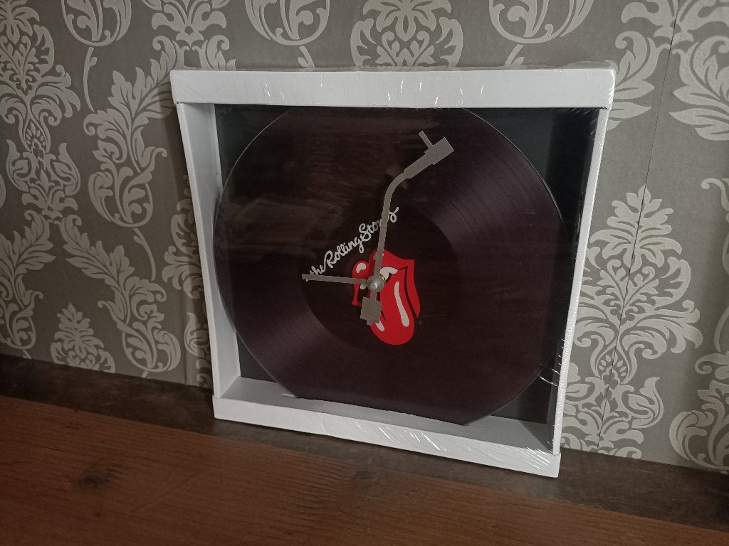 Wandklok ROLLING STONES (LP/ Vinyl/ Rock) NIEUW !!!!, Verzamelen, Verzenden, Nieuw