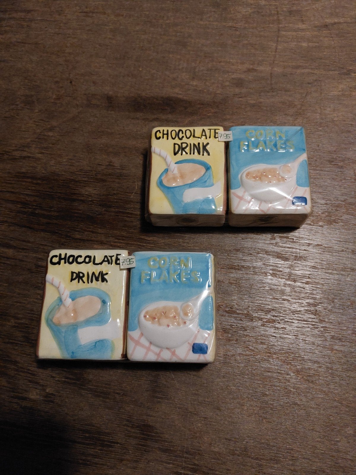 Leuke Zout- en Pepervaatjes: Chocolademelk & Cornflakes, Ophalen of Verzenden