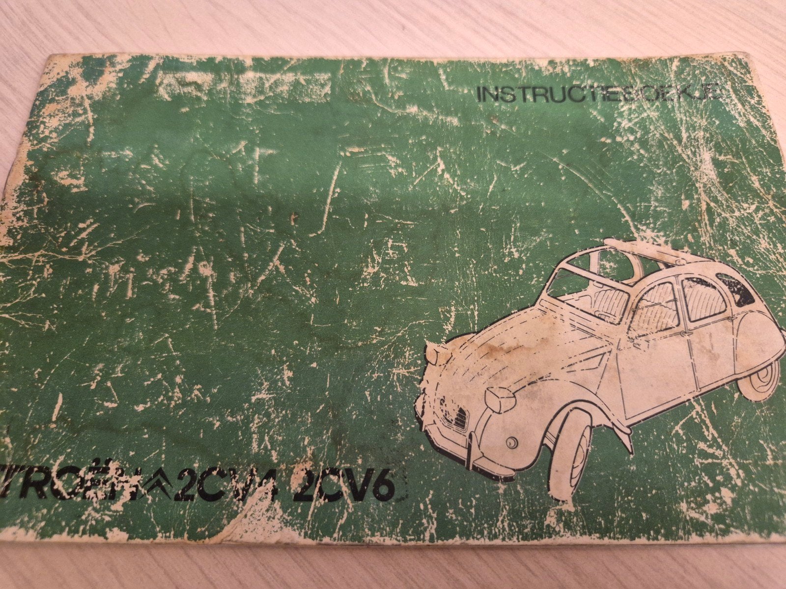 1976 Nederlands Citroën 2cv handleiding instructieboekje, Ophalen of Verzenden
