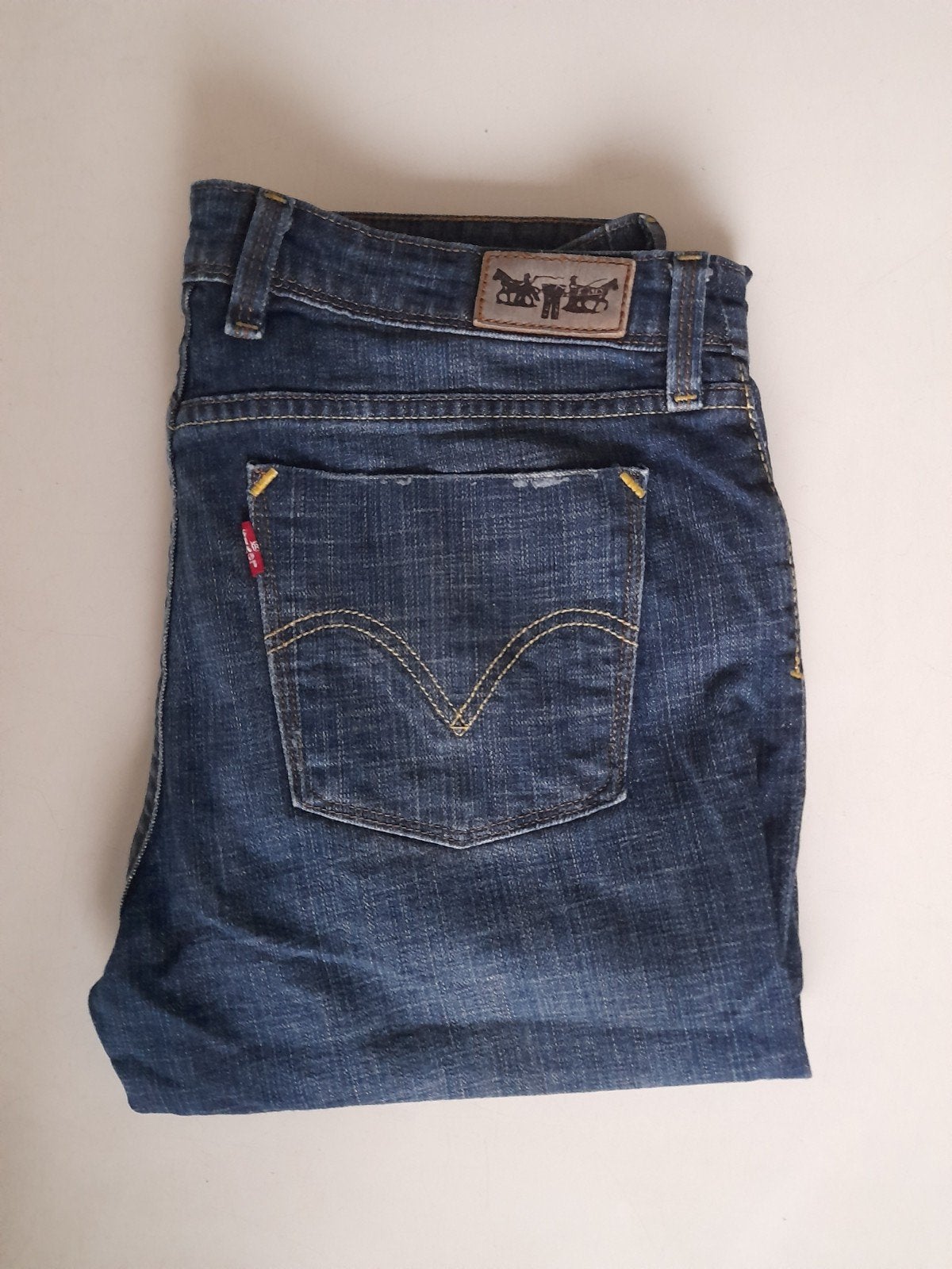 Levis 627 straight fit jeans - zgan, Ophalen, Zo goed als nieuw, Blauw, W30 - W32 (confectie 38/40)