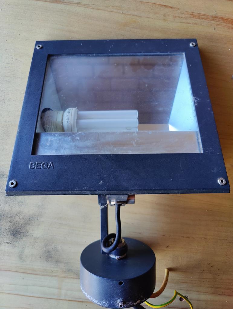 8st Bega vlakstralers met PL/T lampen IP65, Tuin en Terras, Buitenverlichting, Ophalen, Gebruikt, Minder dan 50 watt, Overige typen