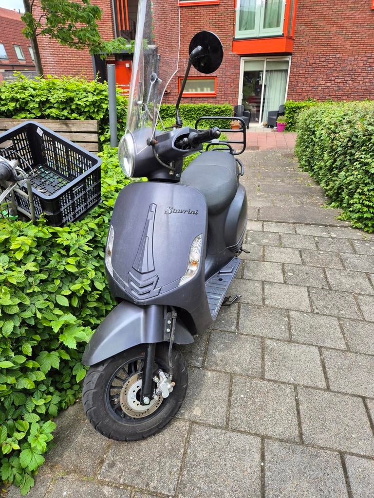 La Souris Snorscooter scooter brommer blauw kenteken, Ophalen of Verzenden