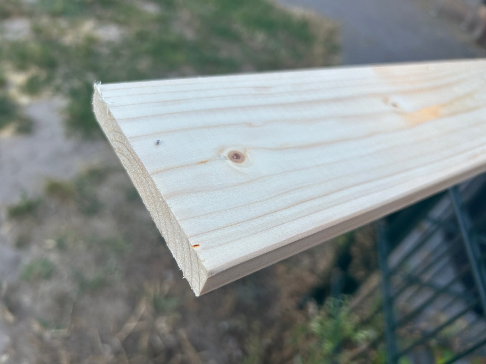 Lat blank vurenhout (dxbxl) 15x95x4500 mm, Ophalen, Minder dan 25 mm, Zo goed als nieuw, Plank