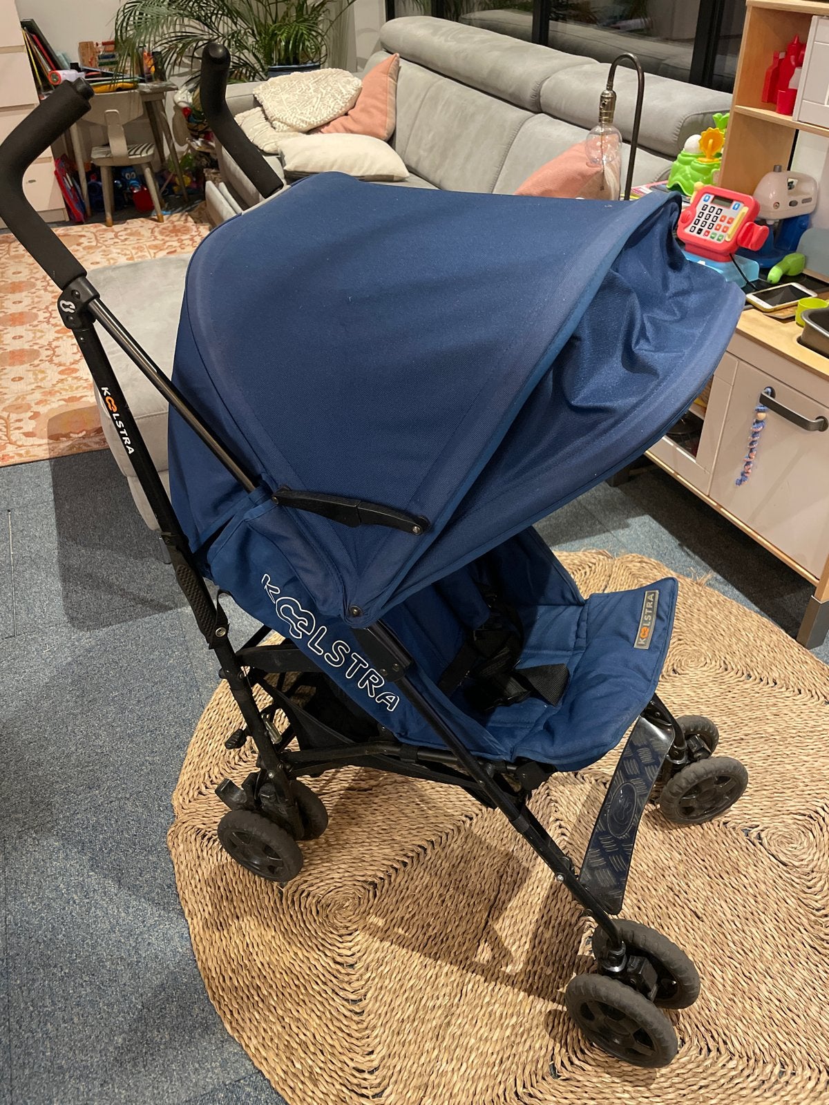 Koelstra Buggy - Blauw - Gebruikt, Kinderen en Baby's, Ophalen, Gebruikt, Koelstra, Verstelbare rugleuning