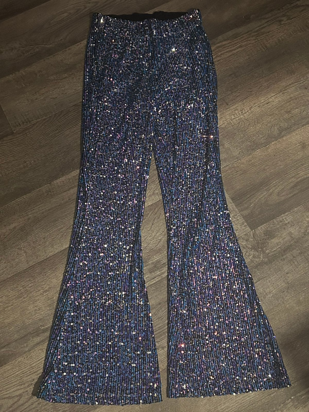 Colourful Rebel Sequins flared pants multi, maat L, Meerkleurig, Maat 42/44 (L), Nieuw, Ophalen of Verzenden