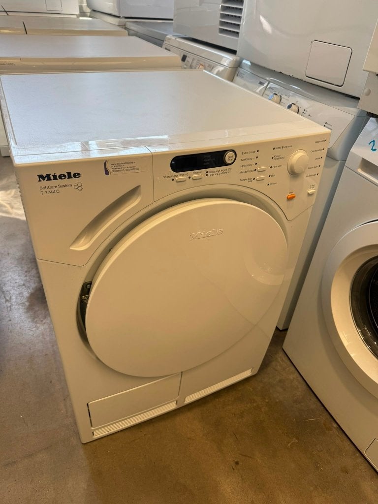 Miele condensdroger schoon garantie bezorging, 6 tot 8 kg, Ophalen of Verzenden, Zo goed als nieuw, Voorlader