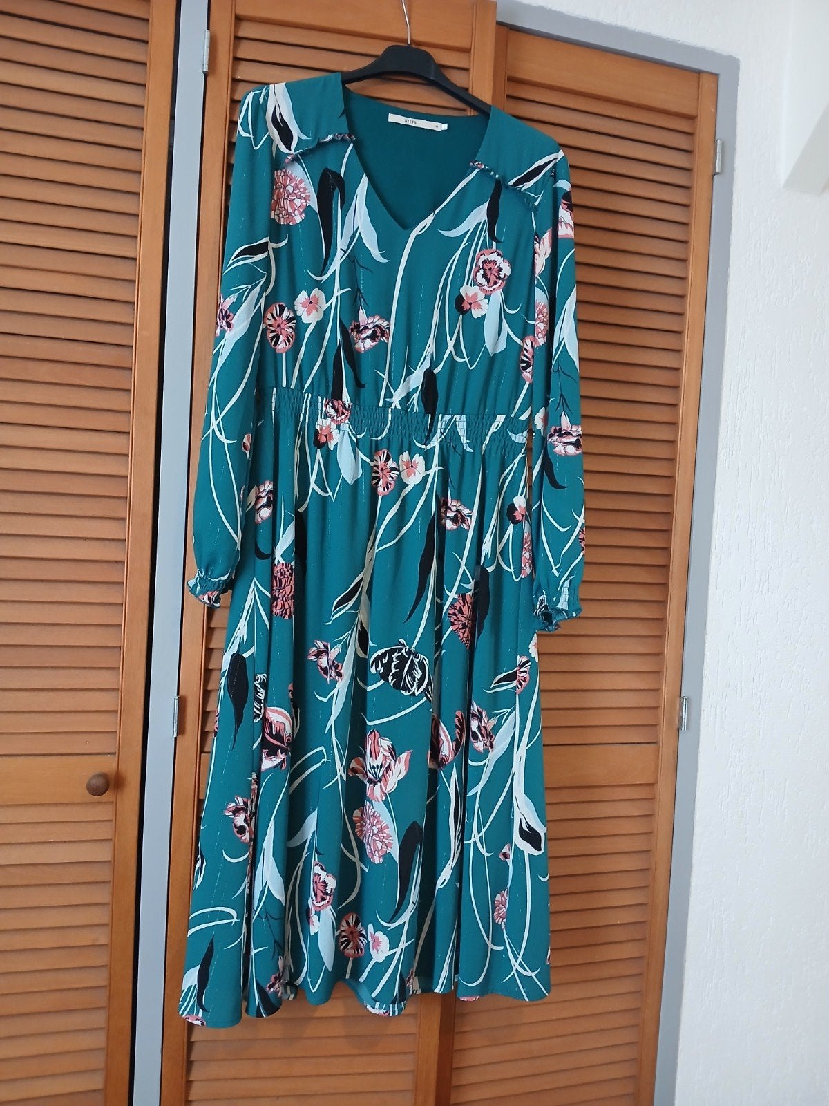 bloemenjurk met lange mouwen, Maat 38/40 (M), Ophalen of Verzenden, Zo goed als nieuw, Steps