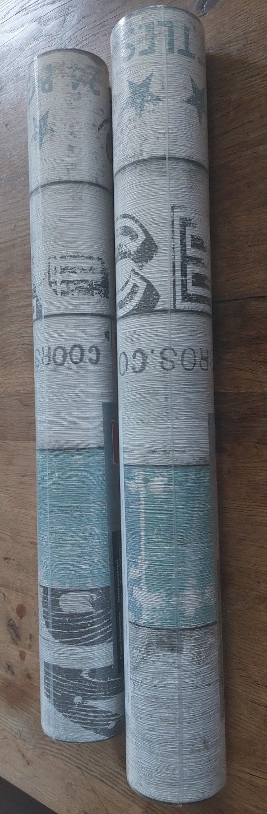 2 rollen AS Creation Duplex behang - Vintage look, Ophalen