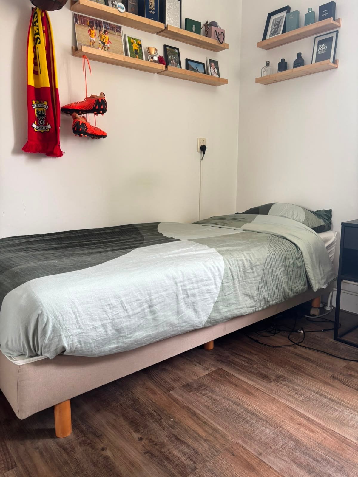 1 persoons bed!, Ophalen, Gebruikt, 90 cm, Eenpersoons