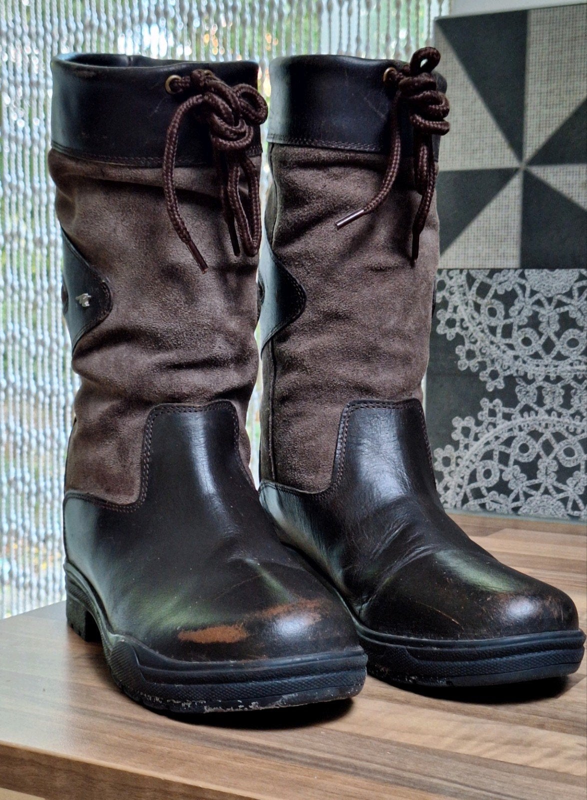 Mondani winterlaarzen maat 38, Kleding | Dames, Hoge laarzen, Bruin, Verzenden, Mondani