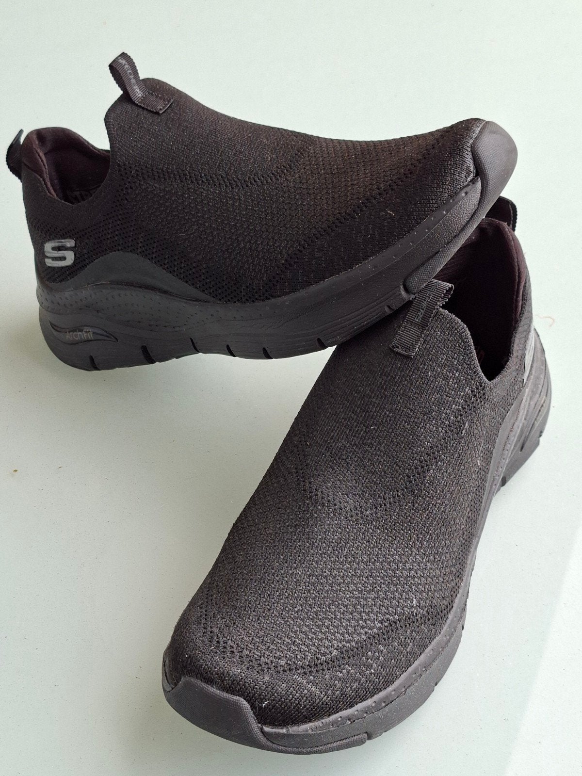 Nieuw prachtige zwarte SKETCHERS air cooled arch fit mt 38, Ophalen of Verzenden, Nieuw, Zwart, Sneakers of Gympen