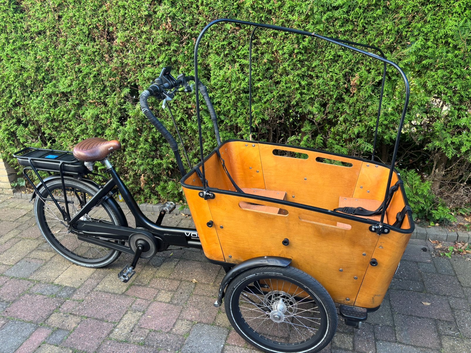 Vogue carry 3 bakfiets, Ophalen, Zo goed als nieuw, 4 kinderen of meer