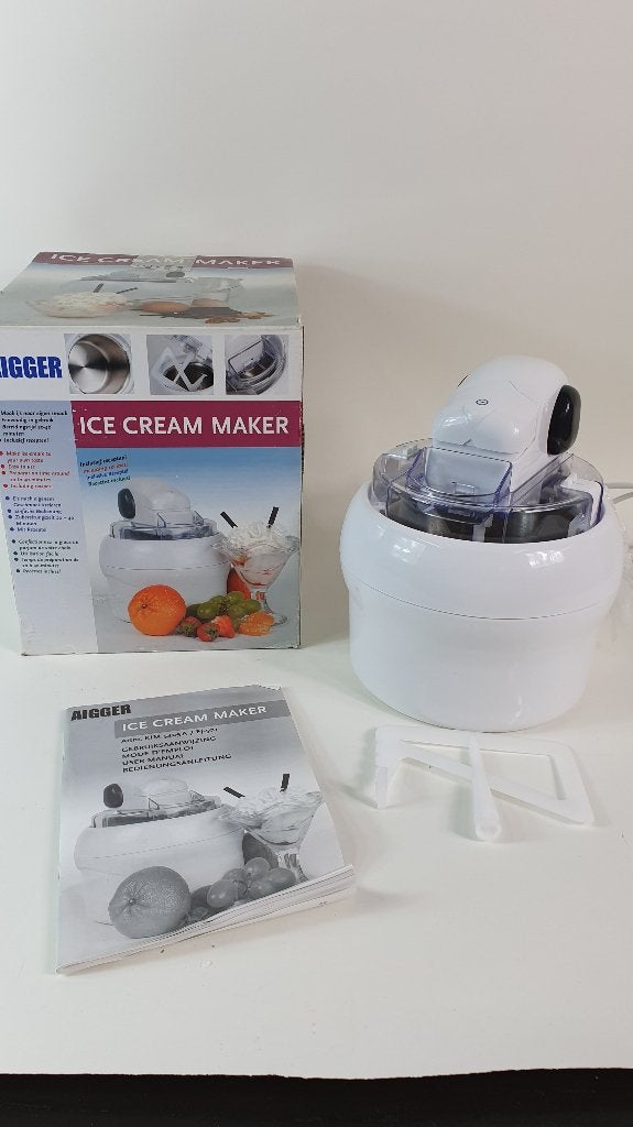 Aigger KIM5405A Ice Cream Maker, ijsmachine, als nieuw! 1A11, Tweedehands verkoop, Tweedehands verkoop, Gebruikt, Ophalen of Verzenden