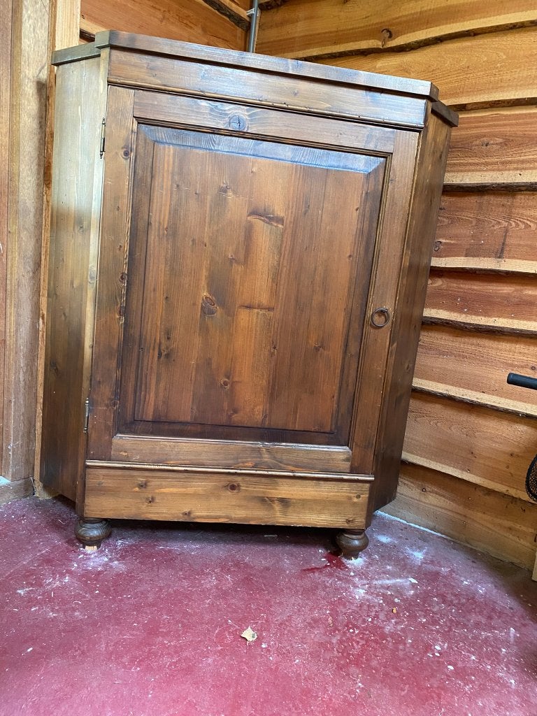 Hoekkast hout + tv, Ophalen
