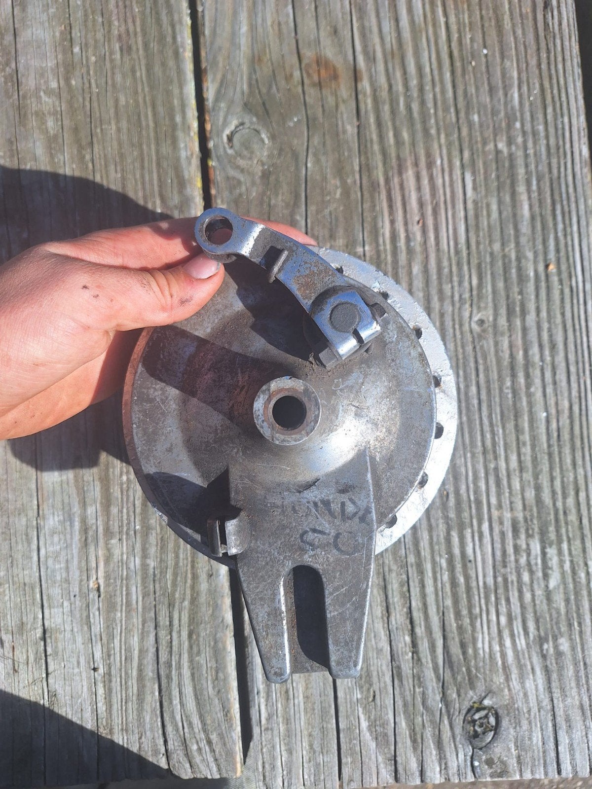achternaaf honda 320, Ophalen of Verzenden, Gebruikt, Overige typen, Honda