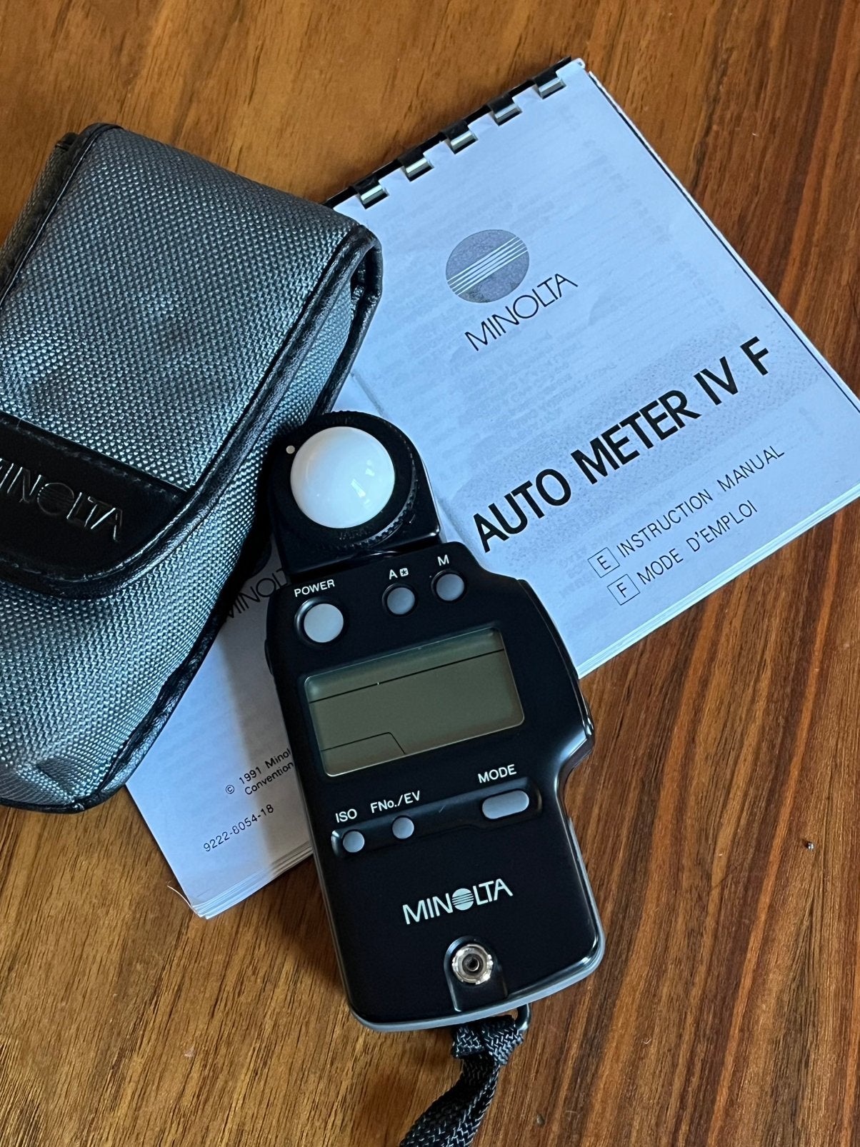 Minolta Auto Meter IV F Lichtmeter Flitsmeter, Ophalen of Verzenden, Zo goed als nieuw, Overige merken