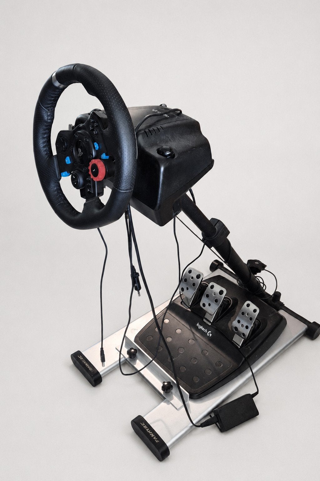 Logitech G29 racestuur met pedalen en Wheel Stand Pro, Spelcomputers en Games, Ophalen, Racestuur, Gebruikt, Force feedback