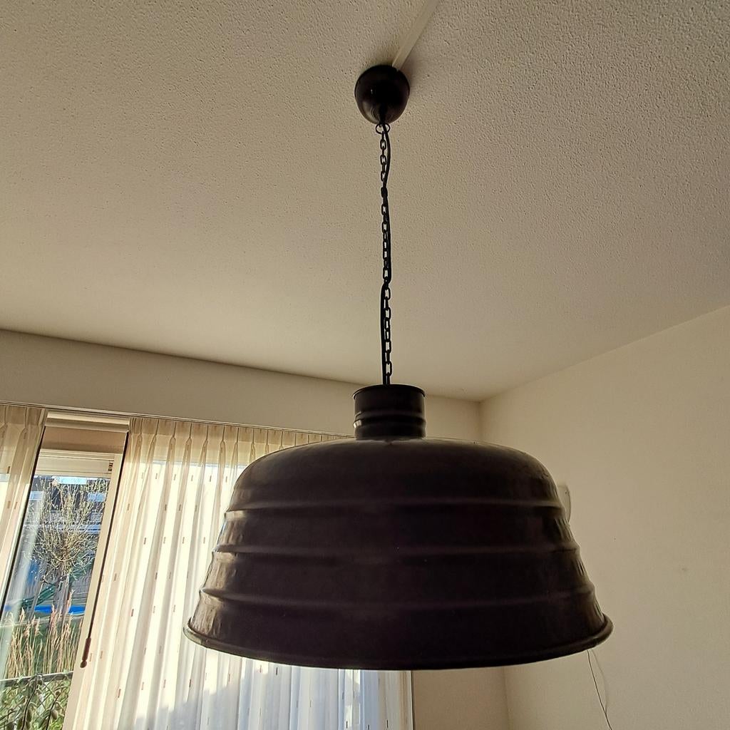 Industriële hanglamp - robuust en stijlvol, Ophalen of Verzenden, Gebruikt, Metaal, Industrieel