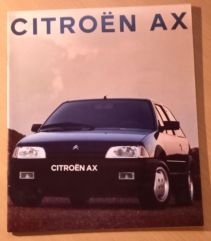 Citroën AX brochure, 7/91, Verzenden, Zo goed als nieuw, Citroën