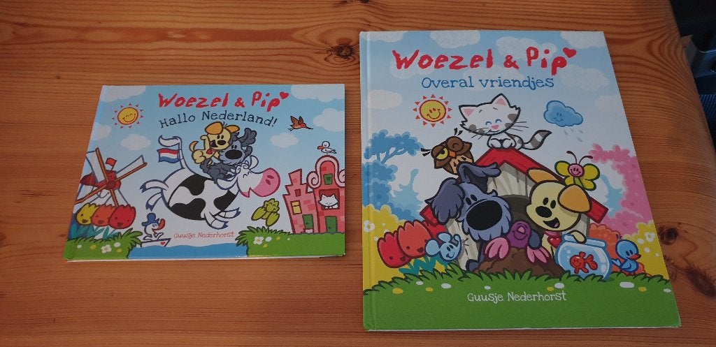 2 boeken van Woezel en Pip door Guusje Nederhorst., Ophalen of Verzenden, Zo goed als nieuw, Fictie algemeen