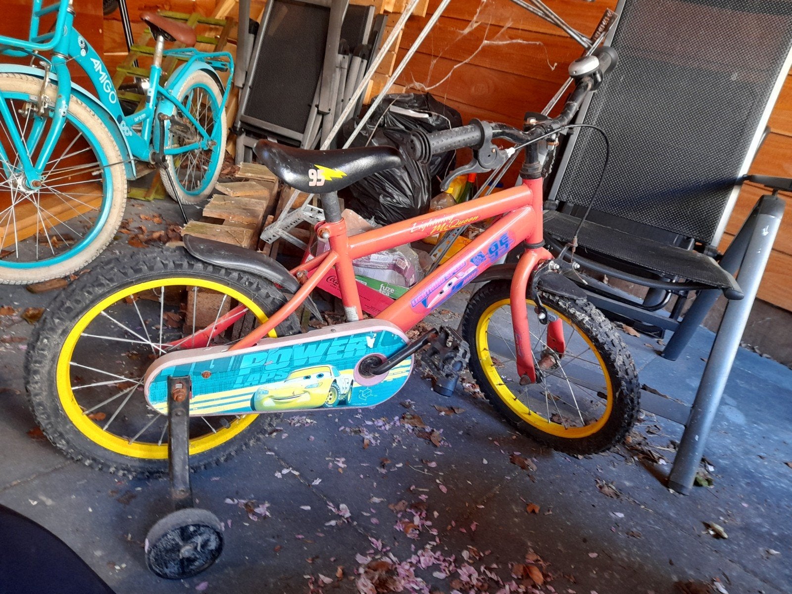 Kinderfiets 16 inch, Ophalen, Gebruikt, 16 tot 20 inch