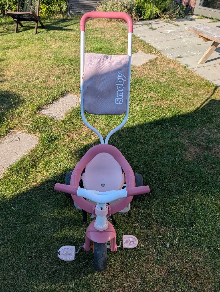 Smoby driewieler, Ophalen, Gebruikt, Trapvoertuig
