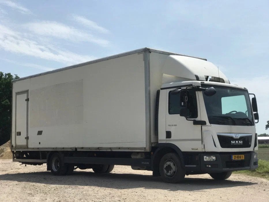MAN TGL 12.180 MAN TGL Euro 6 Koffer Laadklep (bj 2013), Auto's, Automaat, 179 pk, MAN, Wit