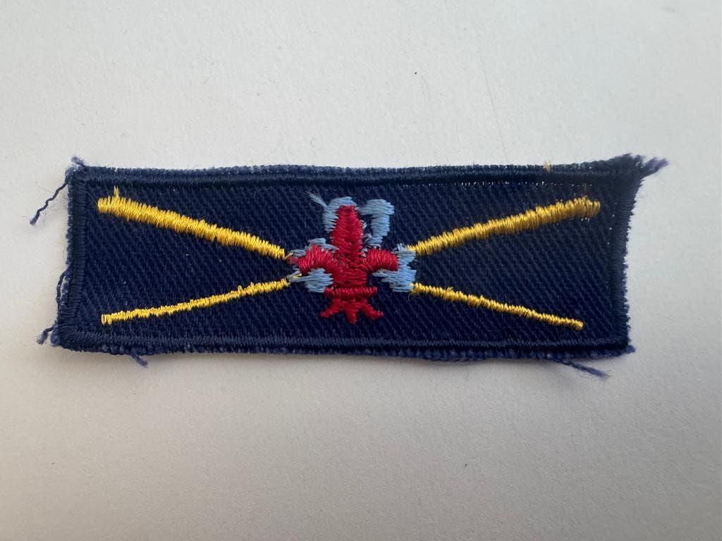 Machtiging Boot Leiding, Verzenden, Zo goed als nieuw, Embleem, Speld of Insigne