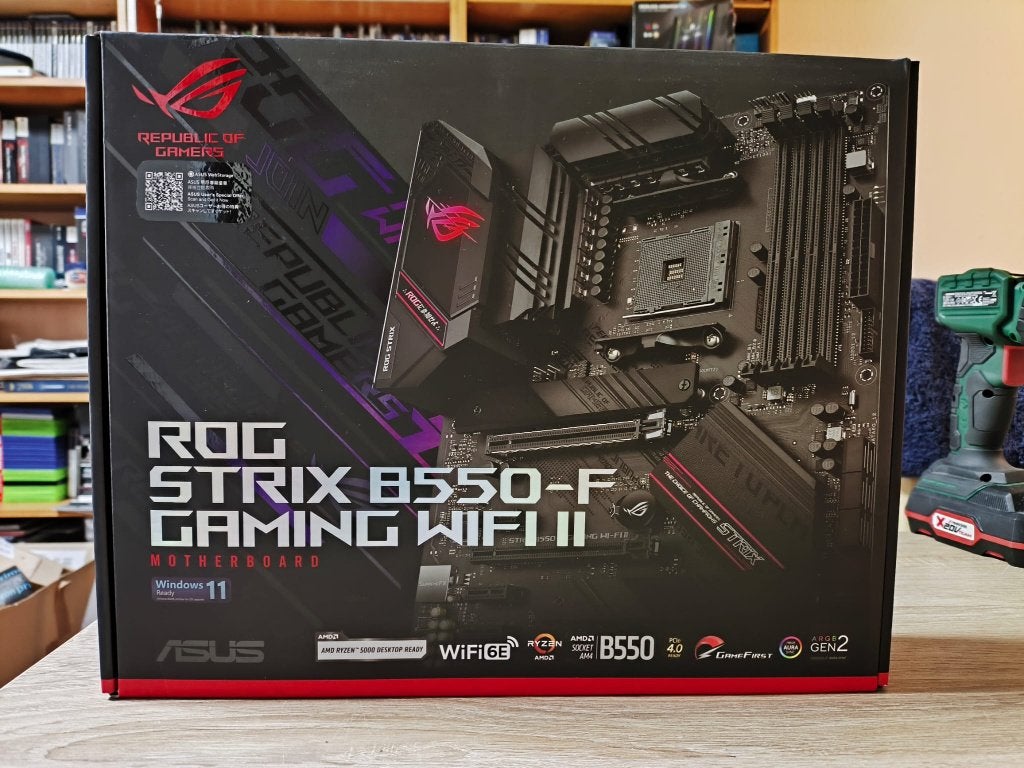 ZGAN Asus Rog Strix B550-F Gaming Wifi 2 moederbord, Computers en Software, DDR4, Ophalen of Verzenden, Zo goed als nieuw, Socket AM4