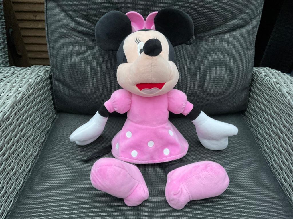 Nieuwe zgan Disney Minnie Mouse knuffel 40cm, Ophalen, Mickey Mouse, Nieuw, Knuffel
