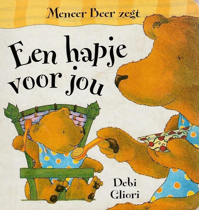 Mijnheer Beer zegt: Een Hapje voor jou - Debi Gliori"", Boeken, Ophalen of Verzenden, Zo goed als nieuw