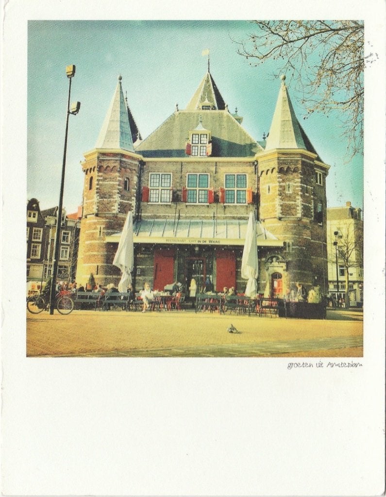 AMSTERDAM De Waag, Verzenden, 1980 tot heden, Gelopen, Noord-Holland