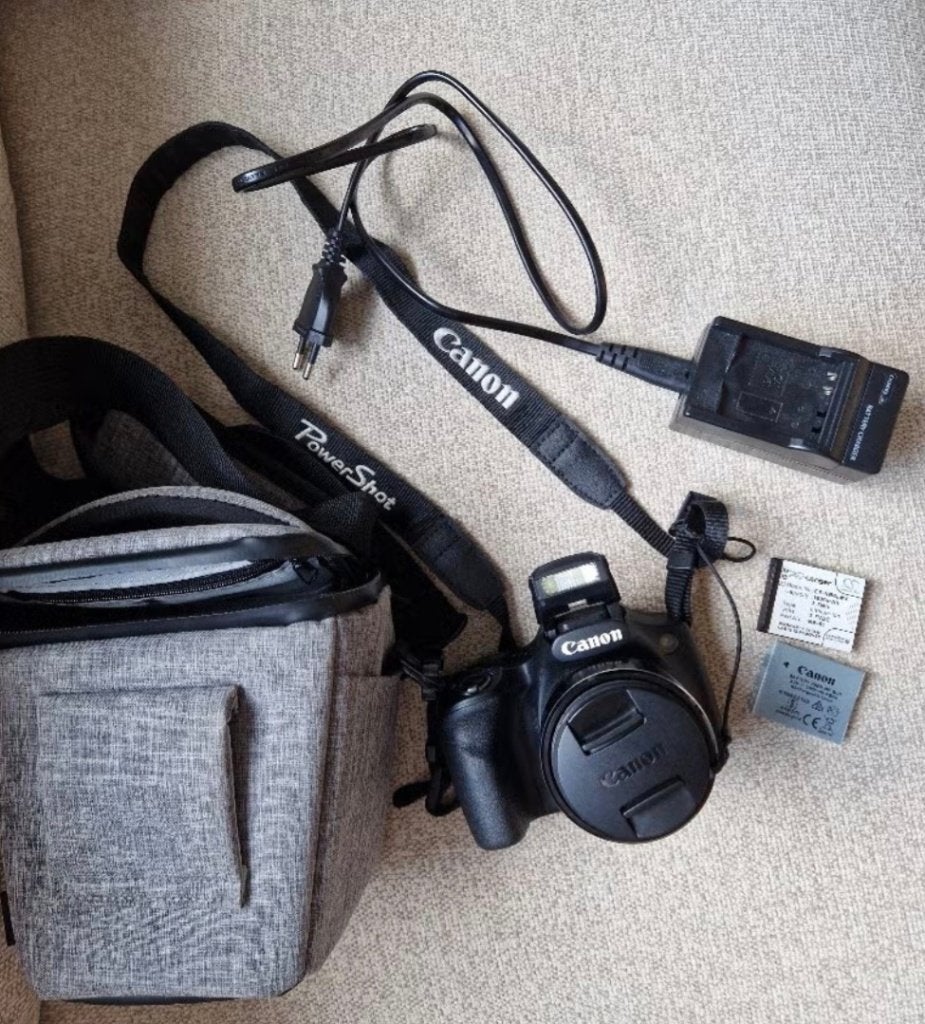 Canon powershot sx540 hs *incl.toebehoren*, Ophalen, Ingebouwde flitser, Canon, Geheugenkaart