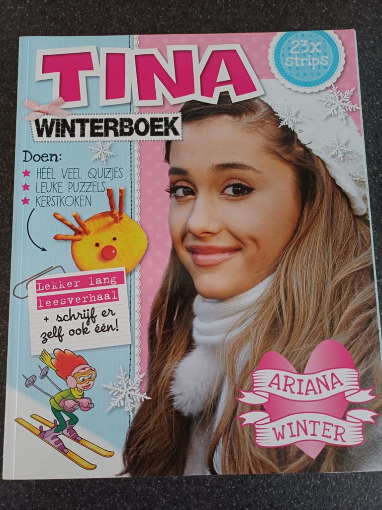 Tina Winterboek met Ariana Grande - Speciale editie, Ophalen of Verzenden, Zo goed als nieuw, Damesbladen