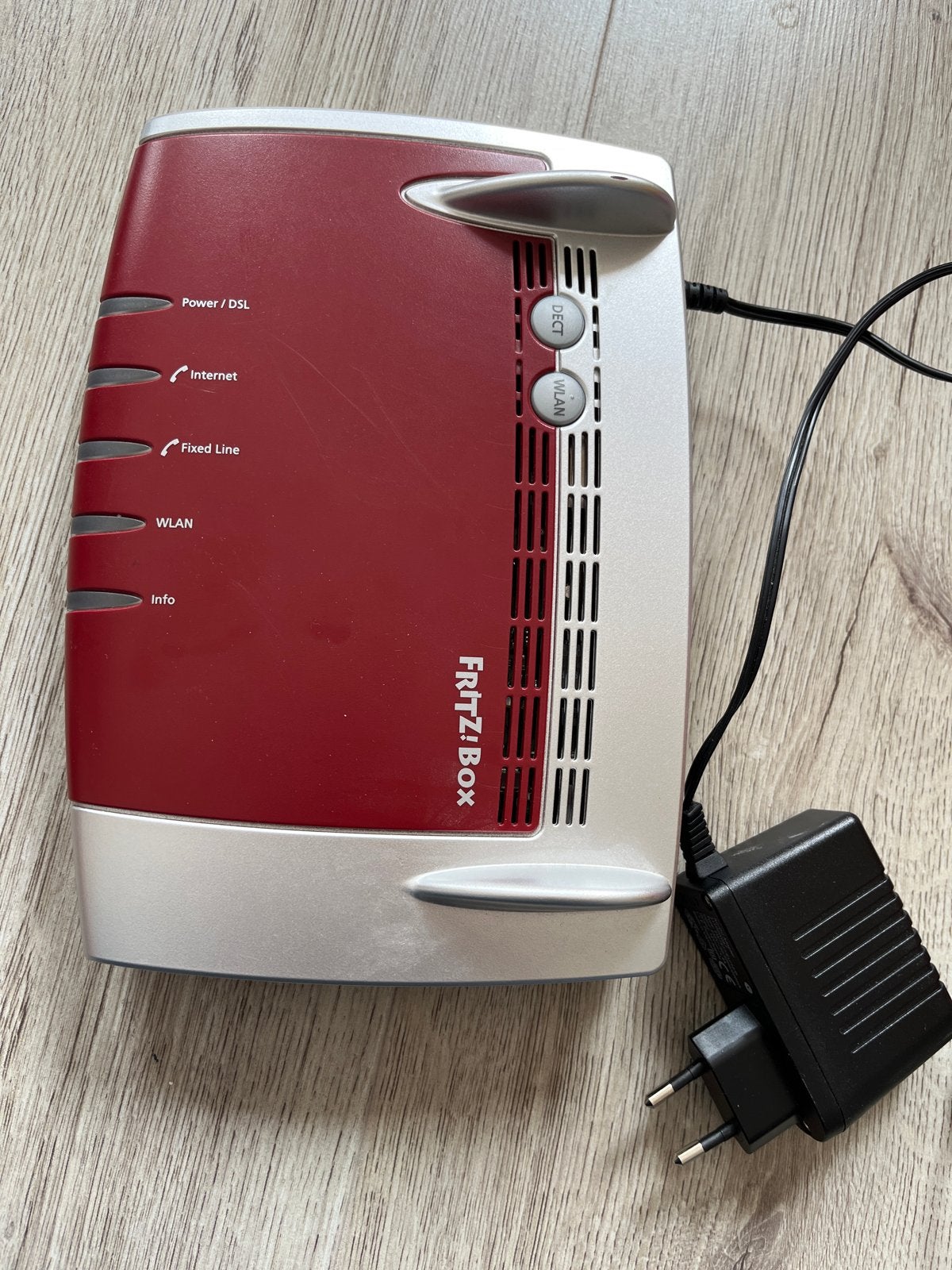 Fritz!Box Fon WLAN 7360 V2 Router, Computers en Software, Routers en Modems, Ophalen of Verzenden, Gebruikt, Router met modem