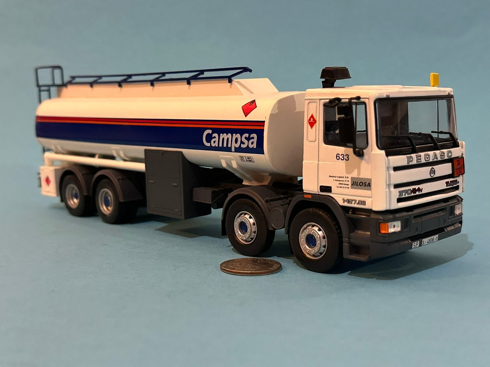 1:43 Pegaso Troner 8x2 tanker Campsa! Nieuw & doos! KIJK!, Ophalen of Verzenden, Nieuw, Auto