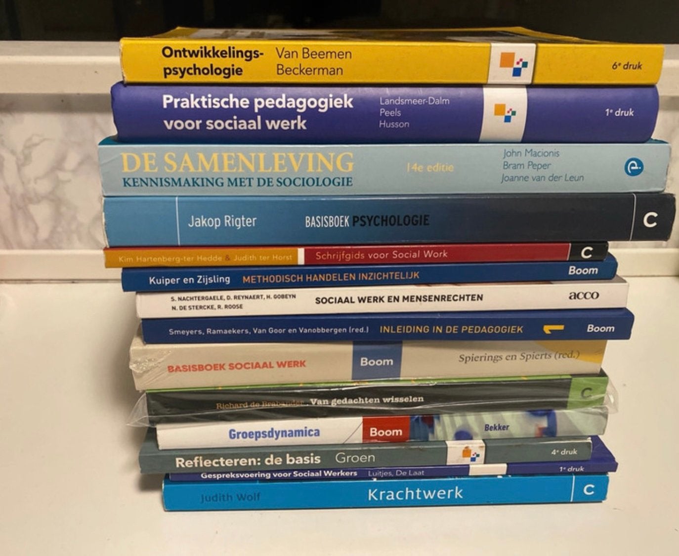 Hbo social work inholland 1e jaar boeken, Boeken, Ophalen of Verzenden, Zo goed als nieuw, Overige niveaus, Nederlands