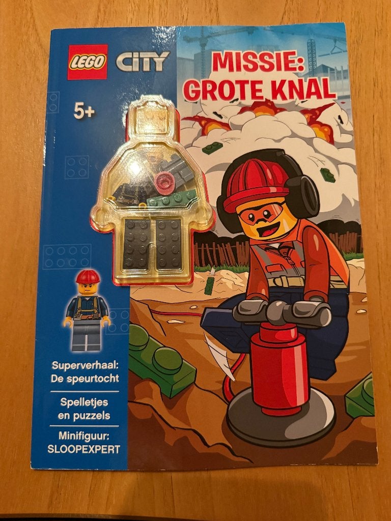 Lego Boek Magazine City Grote knal minifigure Sloopexpert, Ophalen, City, Lego, Nieuw