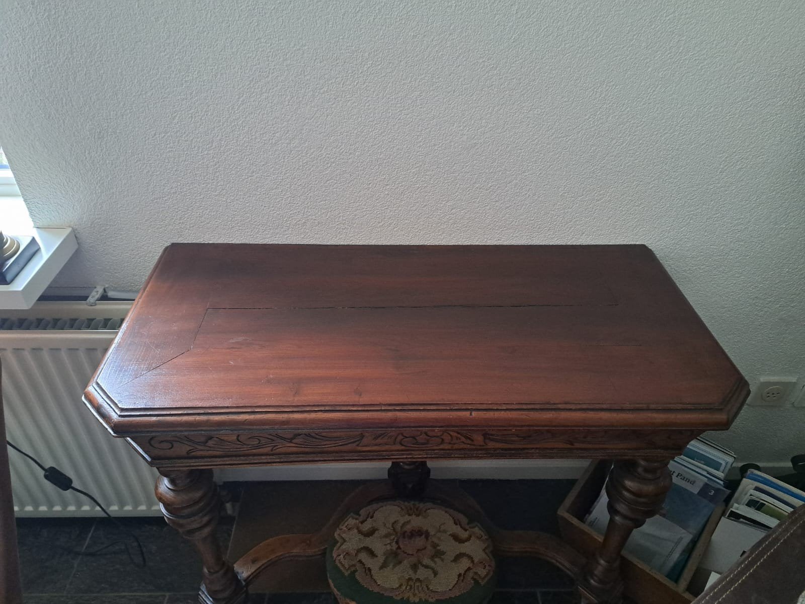 Sidetable, Ophalen