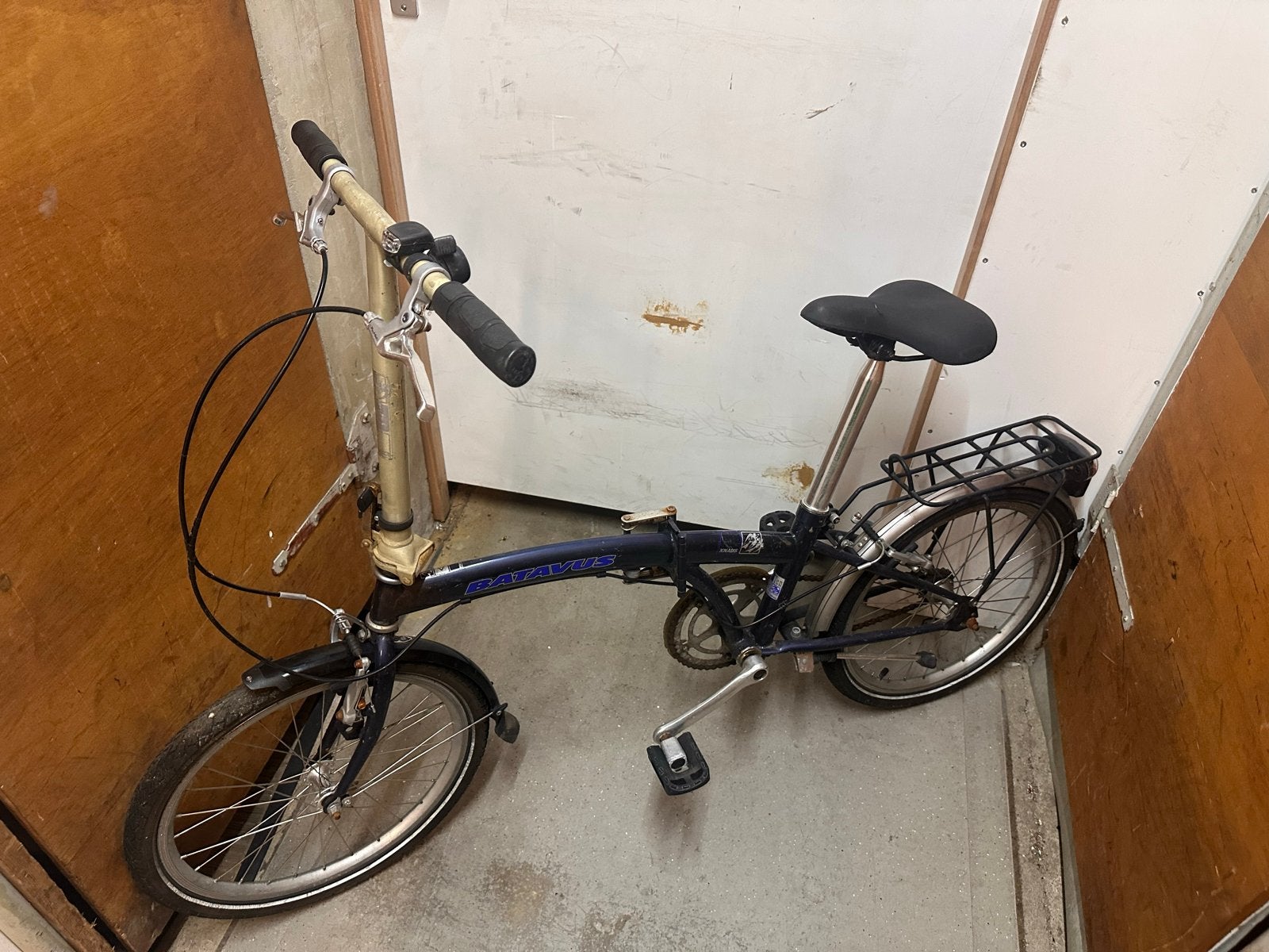Batavus opvouwbare fiets - Gebruikt met wat werk er aan, Fietsen en Brommers, Fietsen | Vouwfietsen, 20 inch of meer, Gebruikt