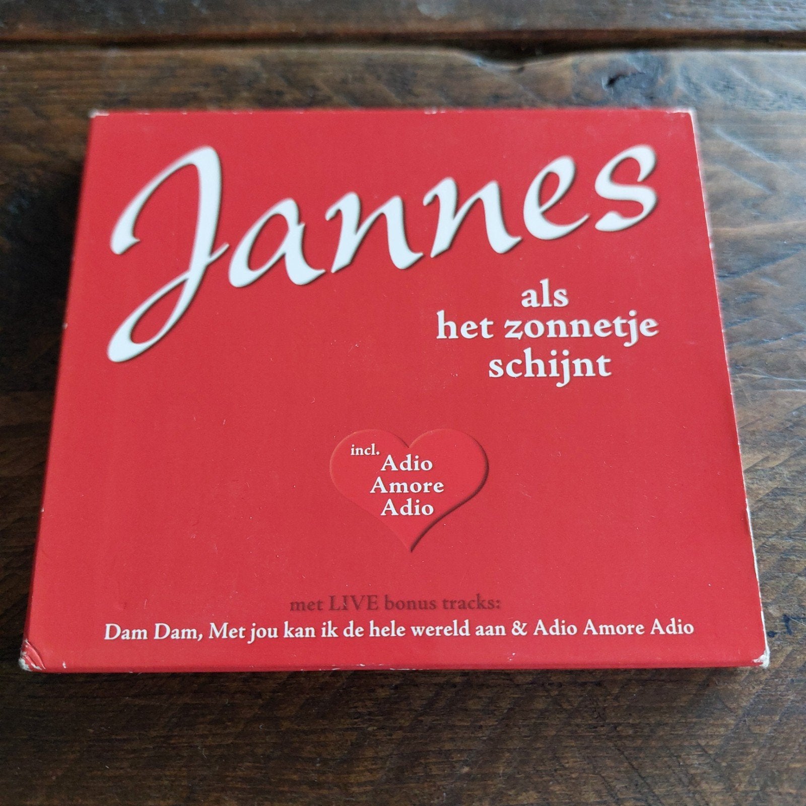 CD Jannes: Als Het Zonnetje Schijnt (Valentijn Editie), Speciale editie, Zo goed als nieuw, Album, Schlager