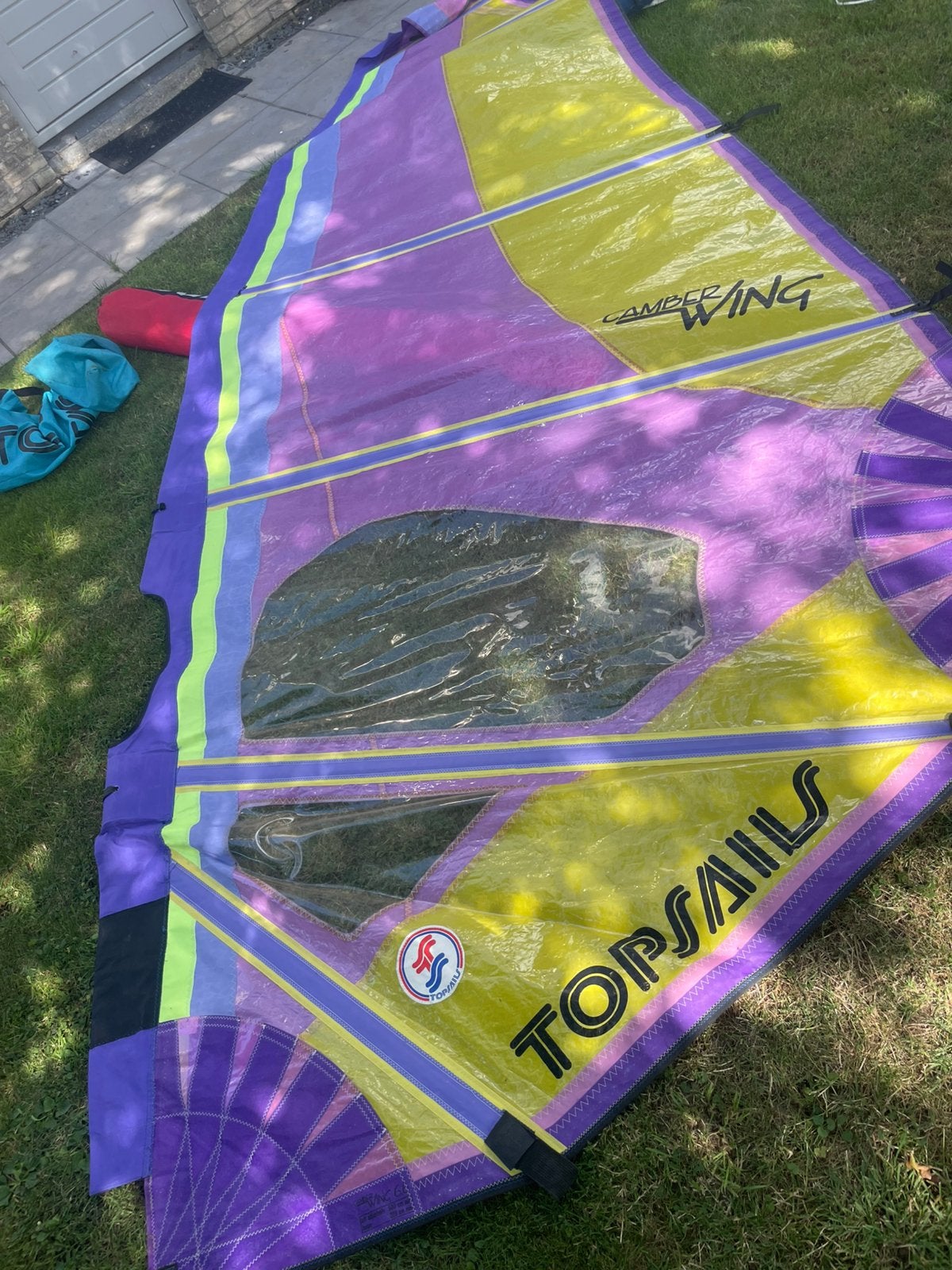 Windsurfzeil topsails 6.6 vintage perfecte staat!, Ophalen, Zo goed als nieuw, Zeil