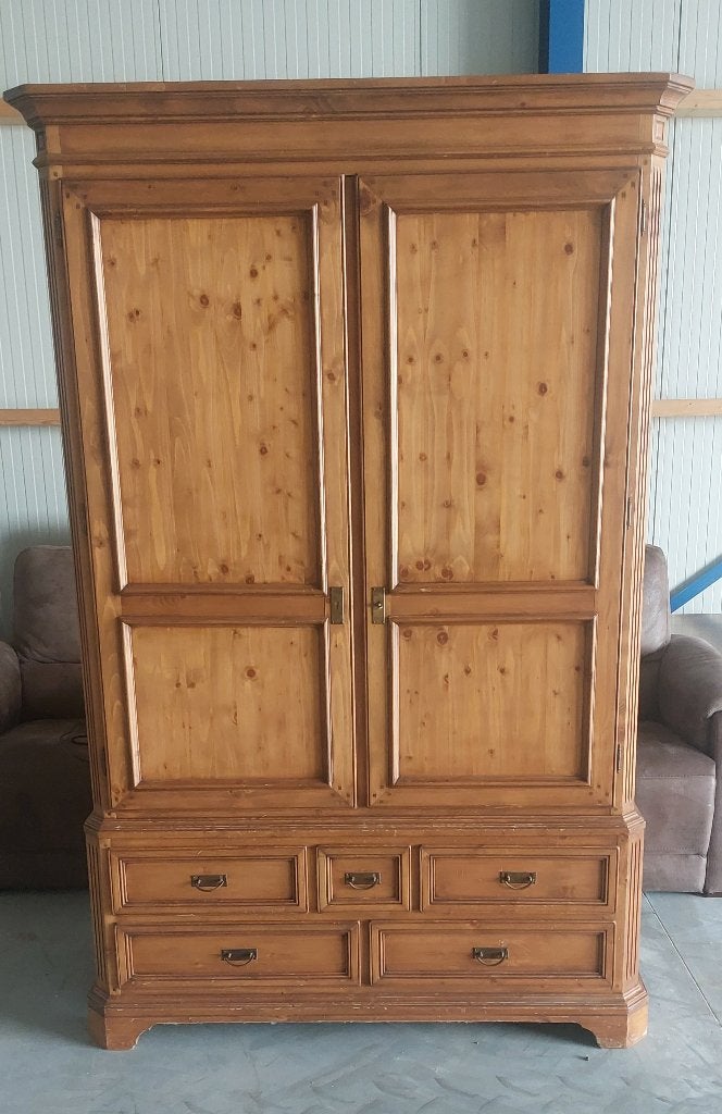 Grenen kast, broodjeskast 2.00x1.20m, Ophalen