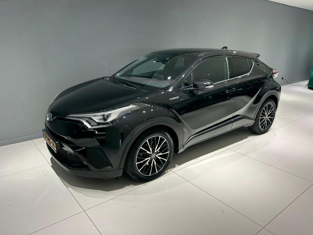 TOYOTA C-Hr 1.8 Hybrid 122pk CVT Adventure Leer LMV Trekhaak, Automaat, 12 maanden, 4 cilinders, Zwart